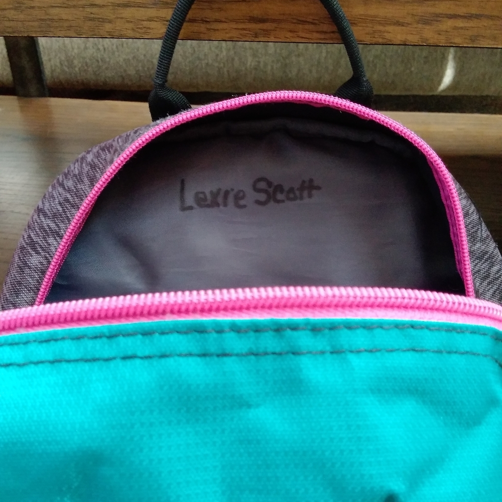 Fila Turquoise/Pink/Dapple Grey Backpack - Picture 5 of 8